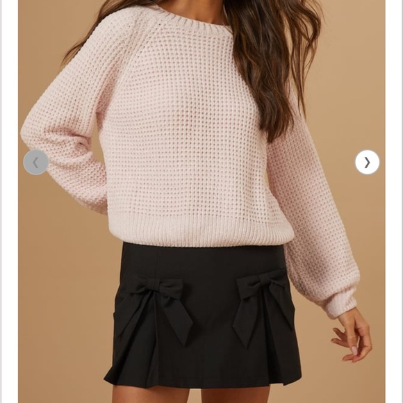 Florence Bow Mini Skort - Picture 1 of 6